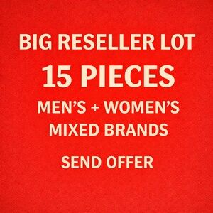 Reseller Lot 15 Pieces Women’s & Men’s Mixed Brands Bundle